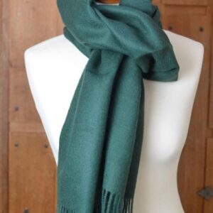 Baby Alpaka Schal - Waldgrün