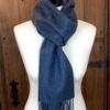 Baby Alpaka Schal 30x200 cm Wasserblau