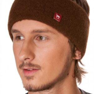 Stretch-Stirnband - Dunkelbraun