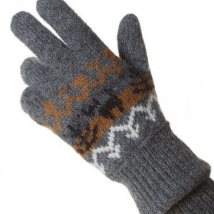 Fingerhandschuhe NATURA für Erwachsene - Anthrazit, L