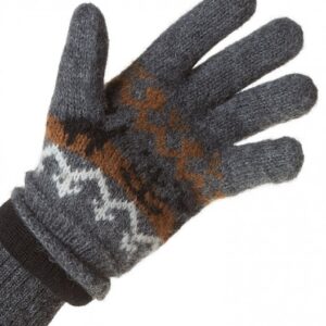 Fingerhandschuhe NATURA für Erwachsene - Anthrazit, XL