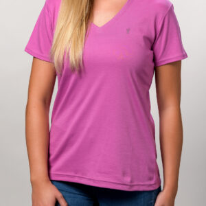Ladies T-Shirt V-Neck - Crocos, L