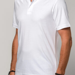 Mens Polo - Weiß, XXL