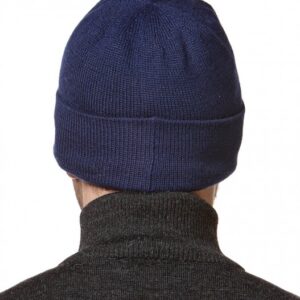 Bark Uni Mütze doppelt - Marineblau, S
