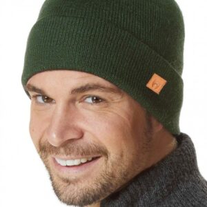 Bark Uni Mütze doppelt - Tannengrün, L
