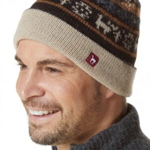 Wendemütze Natura - Natur-Schwarz, L