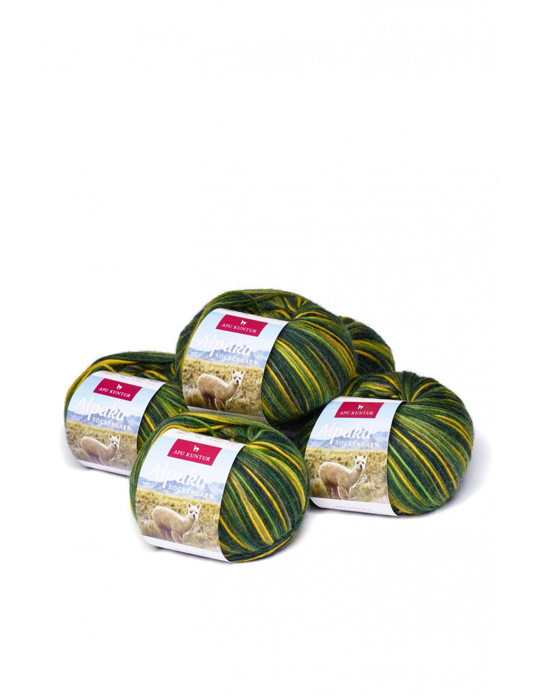 Sockengarn EV25 grün-gelb 15055-5