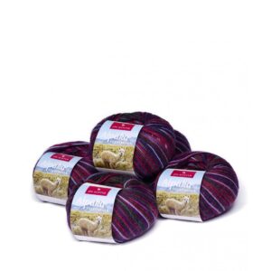 Socken Strickwolle - Violett-Lila Ev33