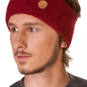 Stretch-Stirnband - Weinrot