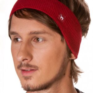 Stirnband Uni - Rot