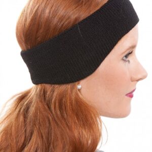 Stirnband Uni - Schwarz