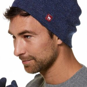 Wendemütze - Schwarz-Grau, S