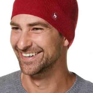 Wendemütze - Rot-Grau, L