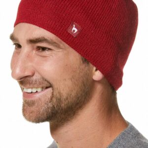 Wendemütze - Rot-Grau, M