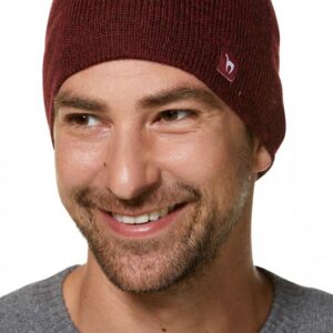 Wendemütze - Rot-Schwarz Meliert, M