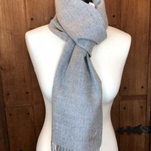 Baby Alpaka Schal - Hellgrau