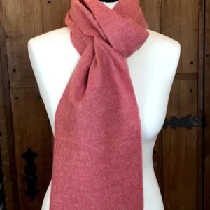 Baby Alpaka Schal - Himbeerrot