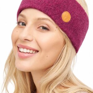 Stretch-Stirnband - Himbeerrot