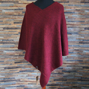 Poncho NEW YORK - weinrot